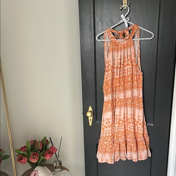BTFBM Halter top, Boho style dress. Aztec Pattern. Size Large - Picture 1 of 3